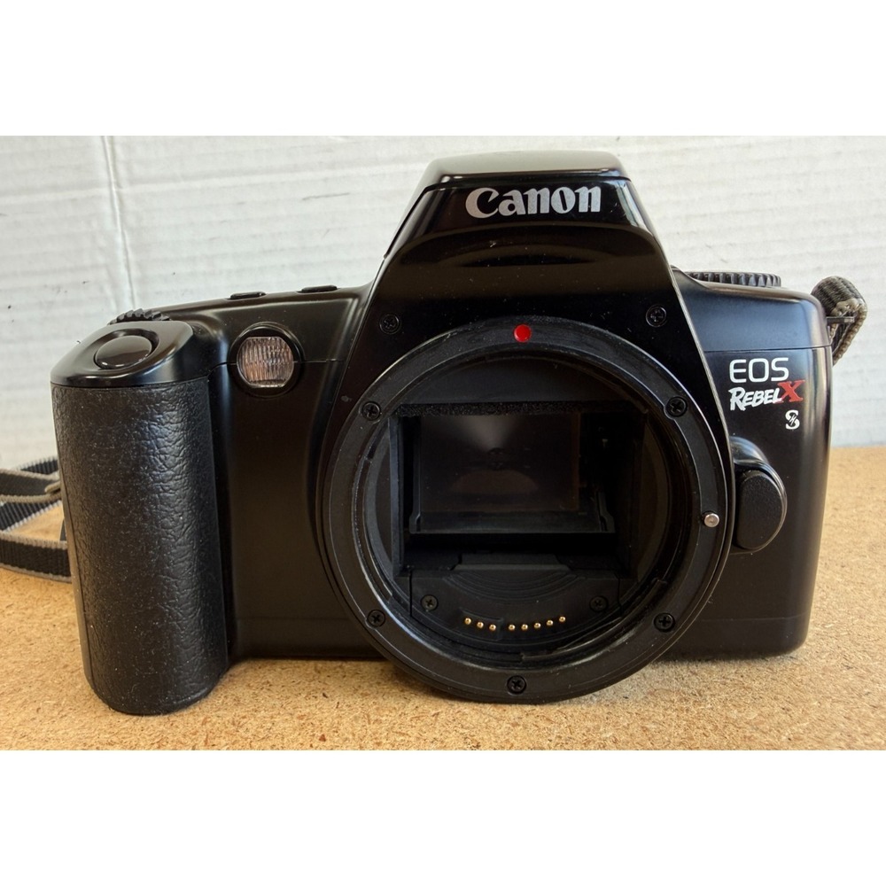 Canon EOS Rebel X 35mm SLR Film Camera EF Body Only w Lens Cap - Tested Working